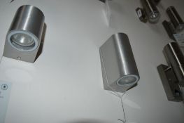 1 x 2-Wall Light Finished In Light Silver - Ex Display Stock - CL298 - Ref: J270 - Location: Altrinc