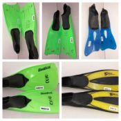 5 x Pairs Of Junior Diving Fins - CL349 - Altrincham WA14