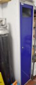 1 x Commercial Kitchen Laundry Locker - H178 x W38 x D46 cms - Ref FE154 - CL426 - Location: