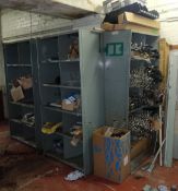 3 x Steel Upright Shelving Units - Ideal For Workshops, Garages, Warehouses etc - Ref B2 CL409 -