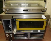 1 x Fri-Jado 'Delice De France' Cooking Station With Hot Food Warmer, Elena Cooking Oven, Pan