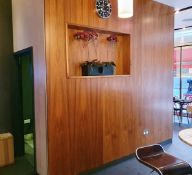 3 x Wall Panels - CL421 - From A Milan-style Cafe In Canary Wharf - Location: London E14 Lot