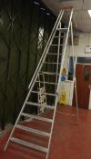 1 x Set of Large Ladders - H360 x W86 cms - Ref VM135 B2 - CL409 - Location: Wakefield