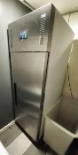 1 x Large Upright Single Door Polar Refridgerator - CL421 - From A Milan-style Cafe