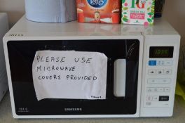 1 x Samsung Microwave Oven - Model ME73A - 800w - 20 Litre Capacity - Ref JB115/K - CL285 -