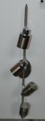 1 x Satin Silver 4 Light LED Bar Spotlights - CL364 - Ref: ERP2- H368 - Location: Altrinc