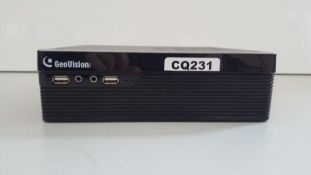 1 x Geovision GV-SNVR0400F Network Video Recorder - Ref CQ231/K2 - CL379 - Location: Altrincham WA14