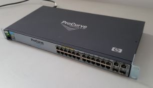 1 x HP J9086A ProCurve Switch 2610-24/12PWR - Ref LD394