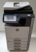 1 x Sharp MX-5112N Digital Copier Office Printer - Tested and Working - Ref CQ253 - CL422 -