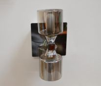 1 x Mia Smokey Grey Chrome Wall Light - CL364 - Ref: ERP1- code 12454 - Location: Altrinc