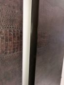 2 Pairs of Crocodile Skin Design Wardrobe Doors- CL380 - Location: Altrincham WA14 - NO VAT