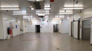 Food Production / Sandwich Preparation Industrial Multi Cold Room Unit - Includes 7 Areas,