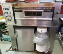 1 x Castelli Commercial Pizza Oven And Stand On Wheels - CL421