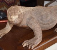 1 x Komodo Dragon Statue - CL420 GF - From a Popular Mexican Themed Restaurant - Location: Essex