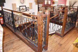 10 x Sections Of Staircase Rail Balastraid Metal Work