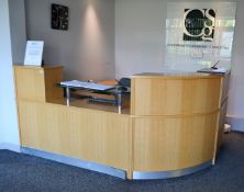 1 x Contemporary Reception Counter Furniture Set - Ref: VM374, VM375, VM376, VM377, VM378, VM379/
