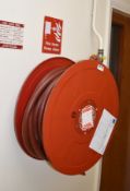 1 x Wall Mounted Fire Hose Reel - 56 cms Diameter - Ref VM166 B2 - CL409 - Location: Wakefield WF16