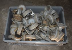 Approx 32 x Heavy Duty Castor Wheels - Ref OH - CL409 - Location: Wakefield WF16Collections:All