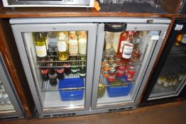 1 x Lec Two Door Bottle Backbar Chiller - H90 x W90 x D60 cms - Ref: CB108 GF - CL420 - From a
