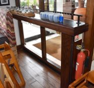 2 x Wooden Restaurant Window Bars