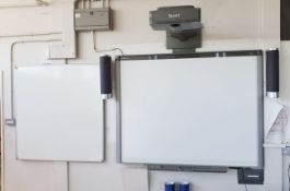 1 x Smart Interactive White Board With UF55 Projector and Speakers - Large Size -CL499 - Location: