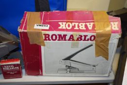 1 x Romablok Professional Heavy Duty Stapler With Staple Pack - Made in Italy - Ref VM253 IT - CL409