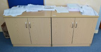 4 x Office Storage Cabinets - Ref: VM303, VM306, VM304 - CL409 - Location: Wakefield