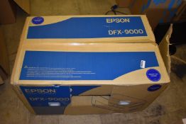 1 x Epson DXF-9000 Dot Matrix Printer With Original Box - Ref VM270 IT - CL409 - Location: Wakefield