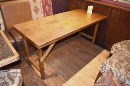 1 x Folding Wooden Restaurant Table - CL420 1F - Dimensions: 160 x 70 x 75cm