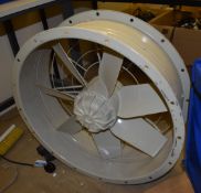 1 x Large Industrial Fan With Enclosure - Diameter 71 cms x Enclosure Depth 22 cms - Ref VM247