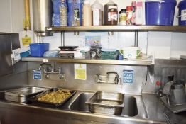 3 x Commercial Stainless Steel Shelving Units - Dimensions To Follow - Ref: CB141 KITCH - CL420