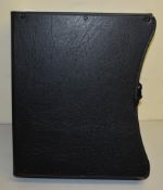 10 x A4 Size Faux Leather File Boxes in Black - Unused Stock - Ref VM259 IT - CL409 - Location: