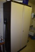 1 x Upright Metal Office Storage Cabinet - H81 x W92 x D46 cms - Ref VM230 B2 - CL409 - Location: