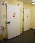 1 x Double Walk-In Refrigerator / Freezer With Searle Air Coolers - Ref B2 201/203Prep Area- CL409 -