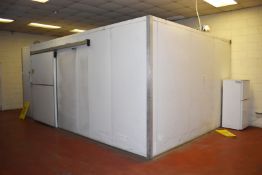 1 x Double Walk-In Refrigerator With External and Integrated Enclosures and Searle Air Coolers - Ref