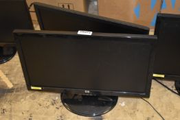 4 x HP Widescreen 19 Inch Flat Screen Monitors - Ref VM272 IT - CL409 - Location: Wakefield WF16