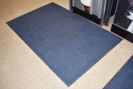 2 x Hard Wearing Carpet Floors Mats With Rubber Backs - Very Good Condition - Indoor Canteen Use