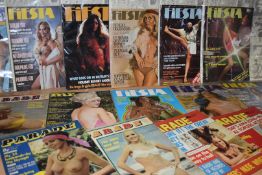 15 x Vintage 1970's Adult Magazines Dated 1970 to 1979 - WARNING Images Display NUDITY - Includes
