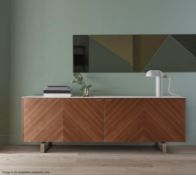 1 x LIGNE ROSET 'Coplan2' Sideboard With Coplanar Doors And A Walnut Finish - Original RRP £2,239