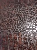 2 Pairs of Crocodile Skin Design Wardrobe Doors- CL380 - Location: Altrincham WA14 - NO VAT