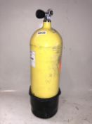 1 x Recently Tested Scuba Air Cylinder - Ref: NS423 - CL349 - Altrincham WA14