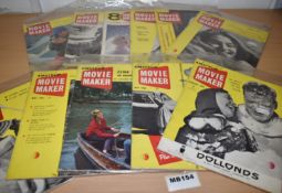 11 x Vintage 1960's Amateur Movie Maker Magazines Dates 1960 to 1966 - Ref MB154 - CL431 - Location: