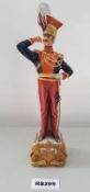 1 x Rare Italian Capodimonte Porcelain Bruno Merli Soldiers Figurines 1820- Ref RB299 E