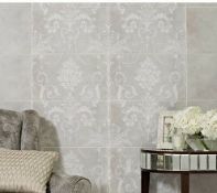 24 x Packs Of Laura Ashley Josette Pale Linen A & B Wall Tiles - Covers a Total of 21.6 Sq M -