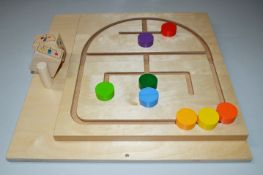 2 x Wall Mounted Wooden Children's Games and Bracket - Ref: CB130 - CL425 - Location:Altrincham WA14