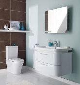1 x Premier Mimic Hinged Mirror Cabinet 800 x 600mm - New & Boxed Stock - Ref: LQ383