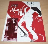 1 x Johnny Ray UK 1989 Tour Programme - Ref MB140 - CL431 - Location: Altrincham WA14