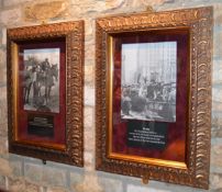 10 x Assorted Framed Pictures of Famous American Coast ot Coast Adventurers - Skater David