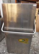 1 x ClassEQ 857 Passthrough Dishwasher With Stainless Steel Finish - H133 x W70 x D80 cms -