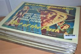 27 x Vintage Reproduction Posters Featuring Classic Movies - Kiss Me Deadly, Blue Dahlia, Woman in